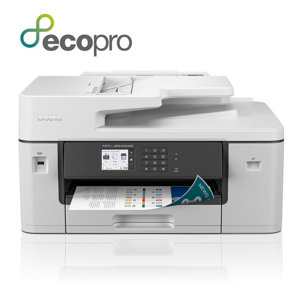MFC-J6540DWE Professional A3 inkjet wireless all-in-one printer, with a 6 month free EcoPro subscription trial